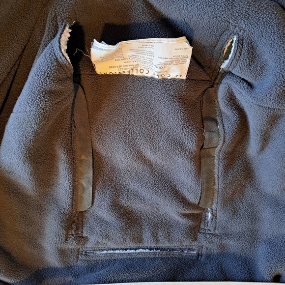 J J Cole Bundle me stroller or sled liner, gray with sherpa lining - Picture 2 of 8